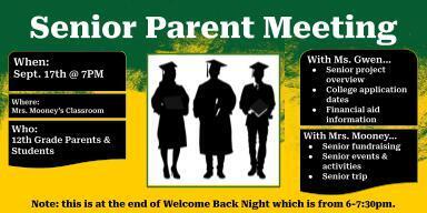 Senior Parent Meeting Information