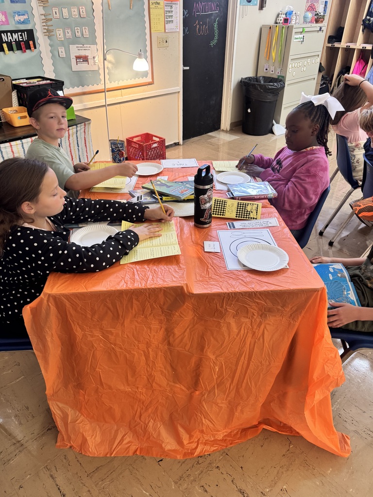 Kids at Diner Tables Sampling Books 4