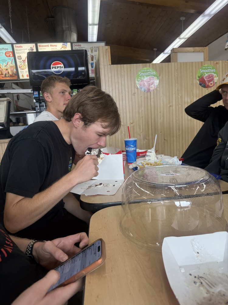 Micah enjoying the cake