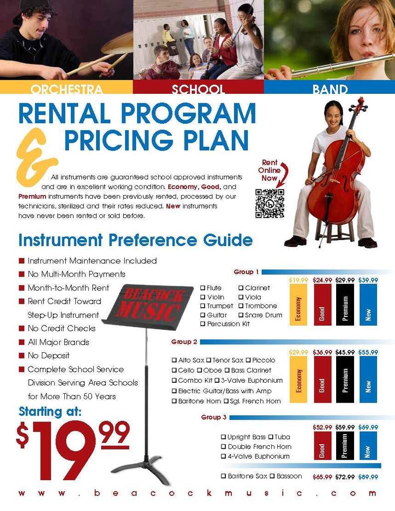 Rental Program Pricing