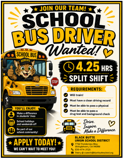 bus driver wanted flyer