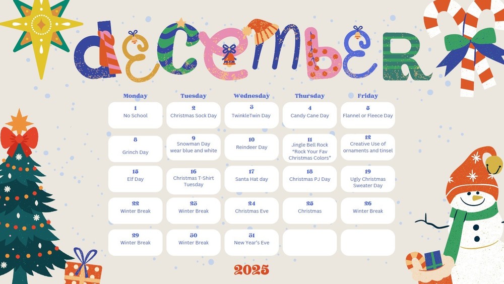 December Fun Calendar