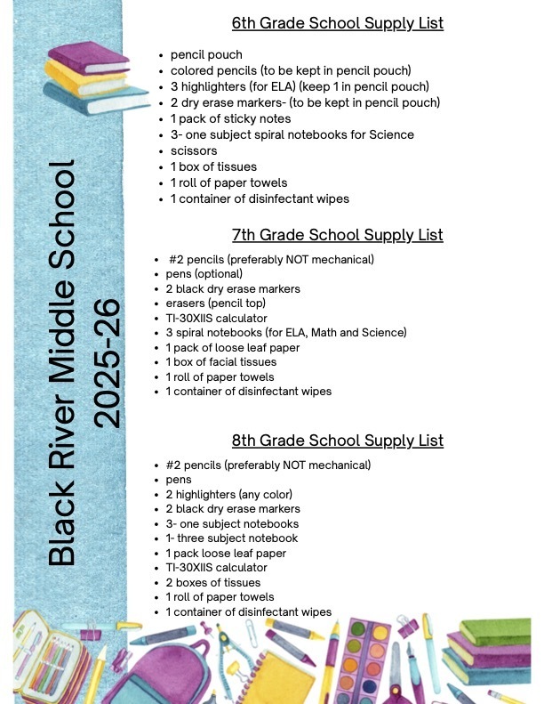 BRMS Supply List 25-26