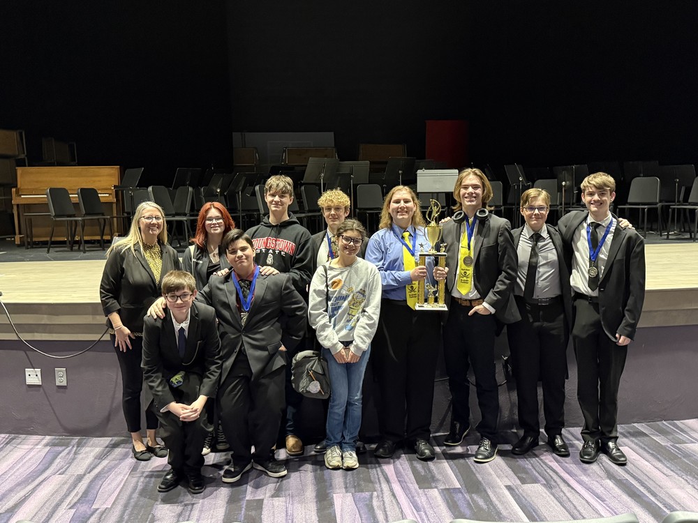 Combined BRHS JV/Varsity teams with advisor Mrs. Dieter.