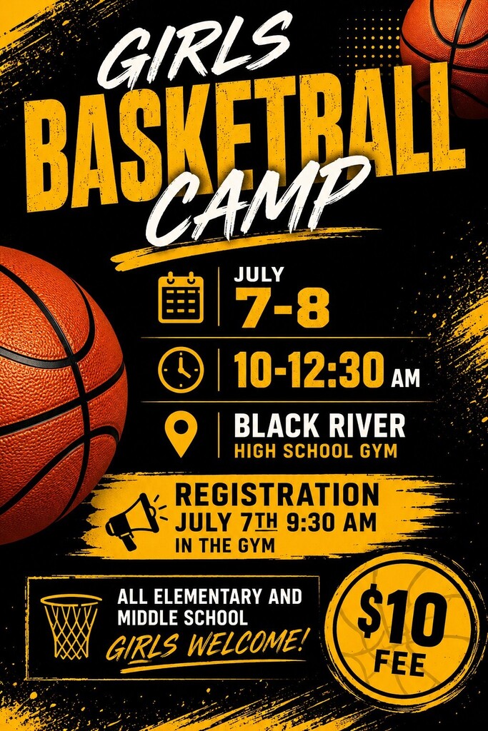 Elementary Middle School Girls' Basketball Camp