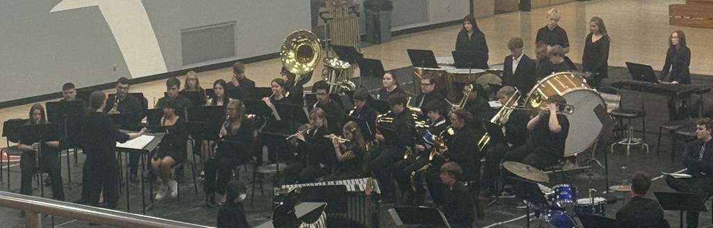 BJSHS Band performs during the fall concert
