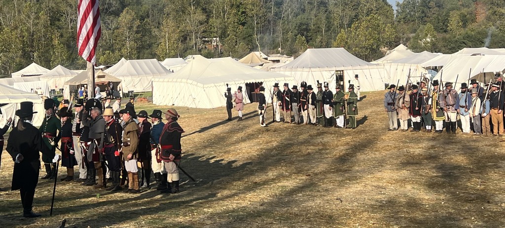 BIS students visit the Mississinewa 1812 Reenactment