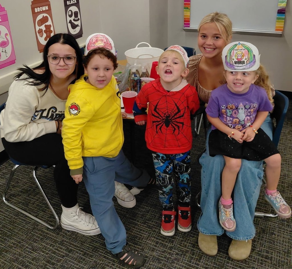 The BJSHS Child Development class visits the BPS Preschool classes for lessons and fun!