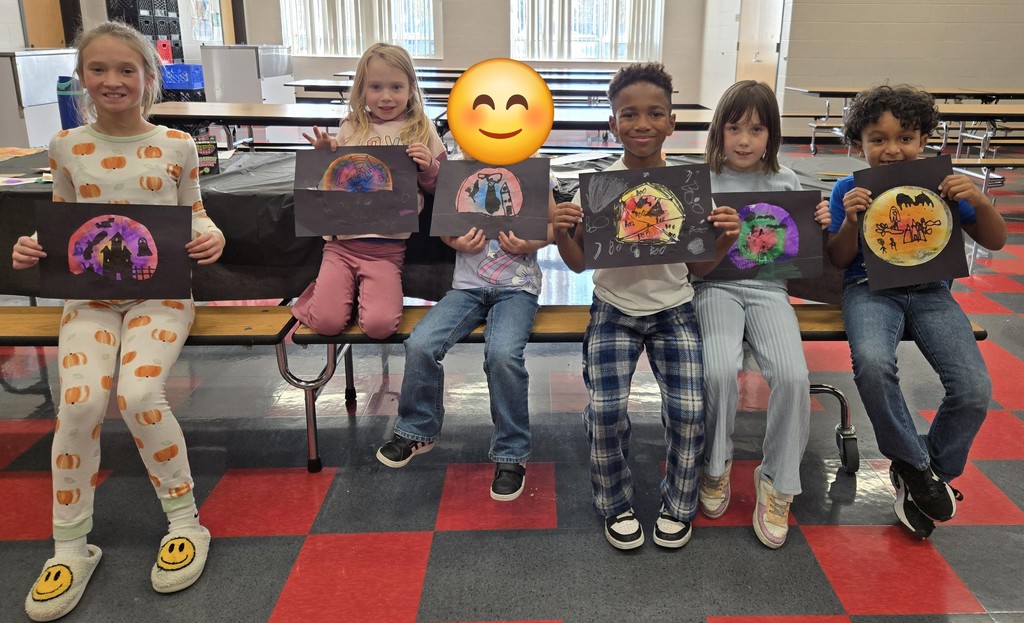 Latchkey students display their artwork