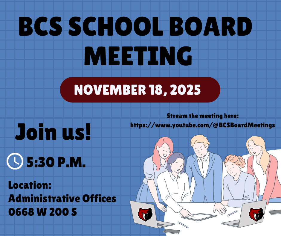 School Board Meeting reminder - November 18, 2025
