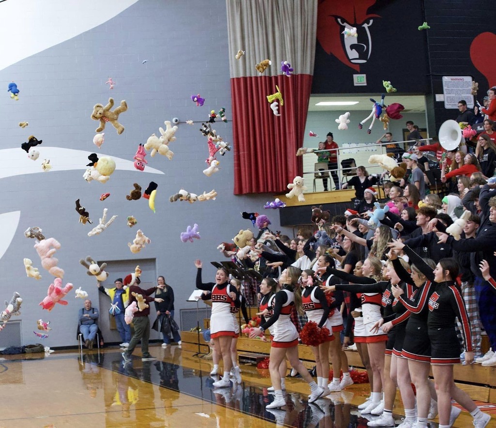 Last year's BJSHS Teddy Bear Toss