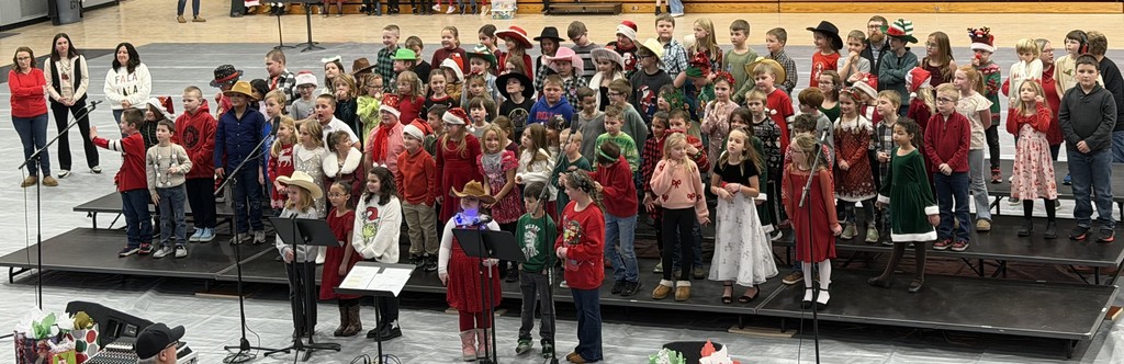 Principal Craig Campbell during the BPS Christmas program