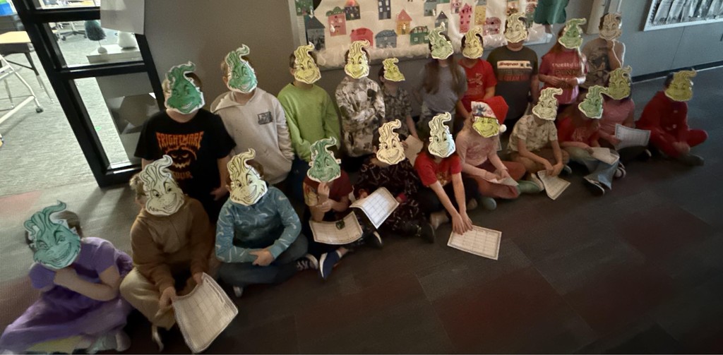 BPS 2nd grade celebrates the holidays with the Grinch