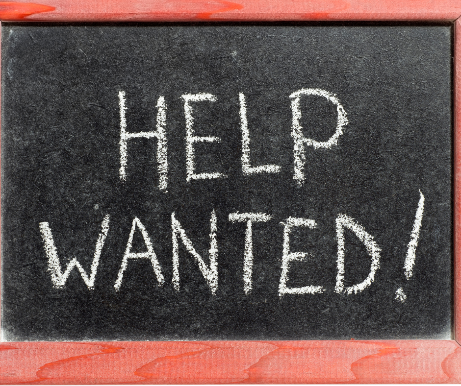 Help Wanted sign