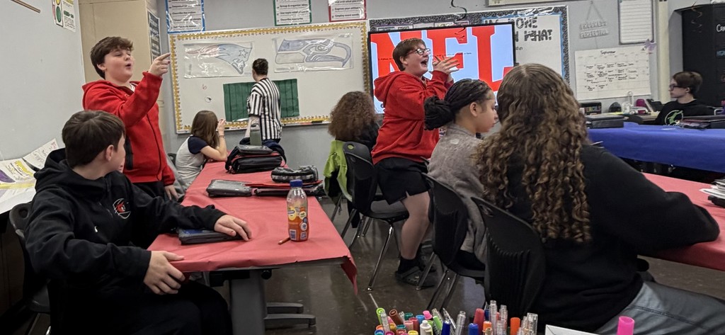 BJSHS 7th grade students battle for Super Bowl dominance by answering ELA questions