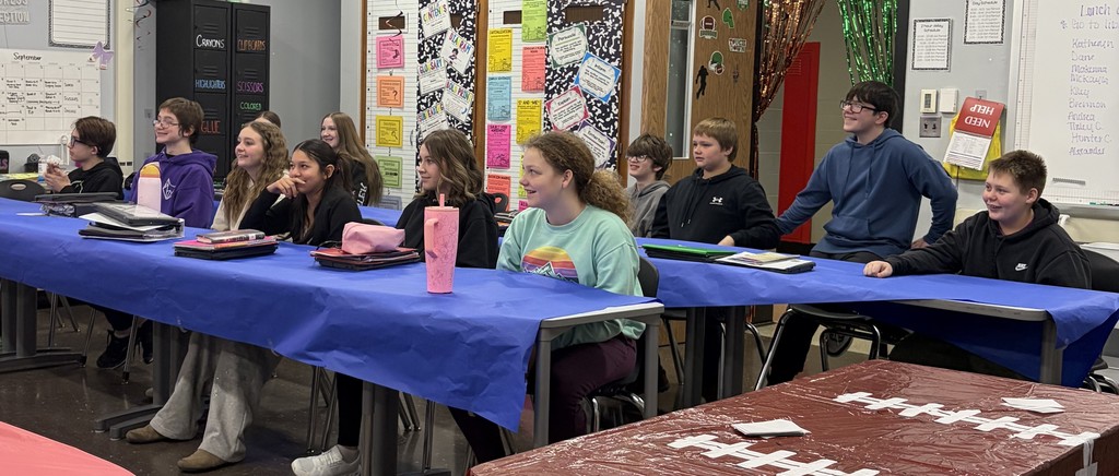 BJSHS 7th grade students battle for Super Bowl dominance by answering ELA questions
