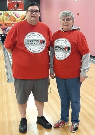 Blackford United Bowling Coaches - Tyler McDonald and Linda Wallace
