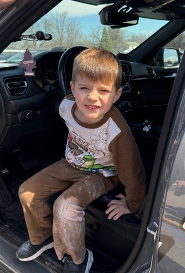 BPS Preschool students were visited by HCPD Officer Joel Allred who showed students his vehicle