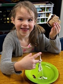 Kindergarten students have some camping fun during Camp Kindergarten!