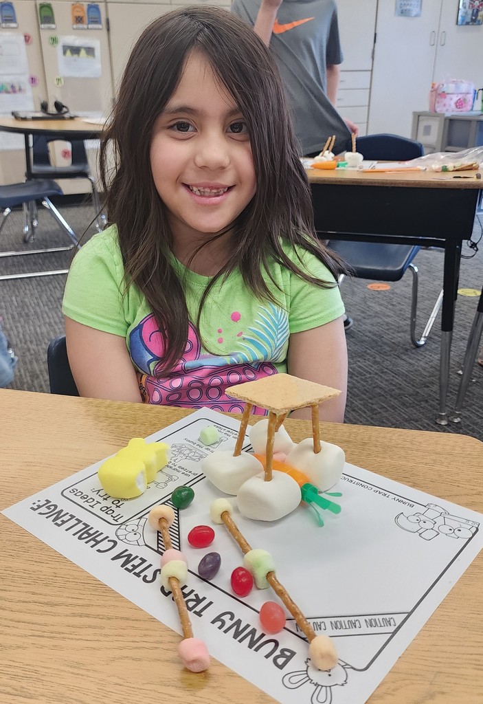Students in Mrs. Amanda Wolfe's class at BPS made "Bunny Traps" for Easter