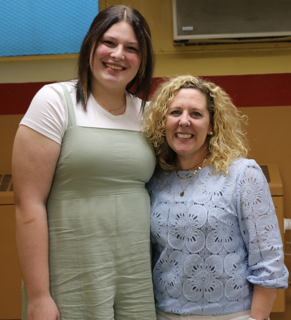 BJSHS senior Zoey Abbott selected Bethany Nusbaumer as her Jennerjahn Most Influential Educator