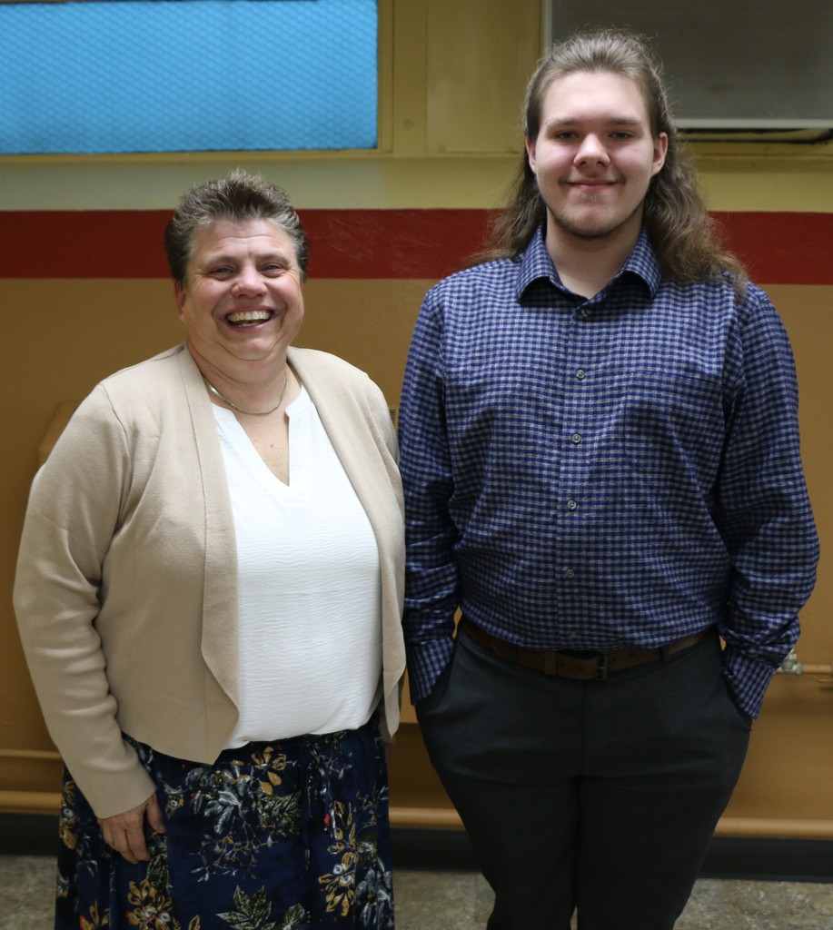 BJSHS senior Zayne Rodarmel selected Jennifer Gallatin as his Jennerjahn Most Influential Educator