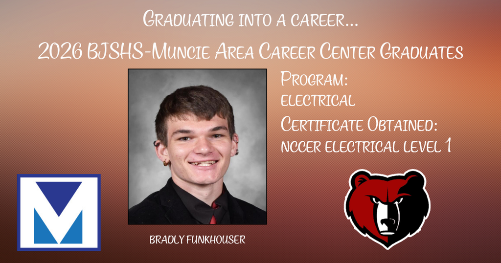 BJSHS senior Bradly Funkhouser is pictured completing his MACC training.
