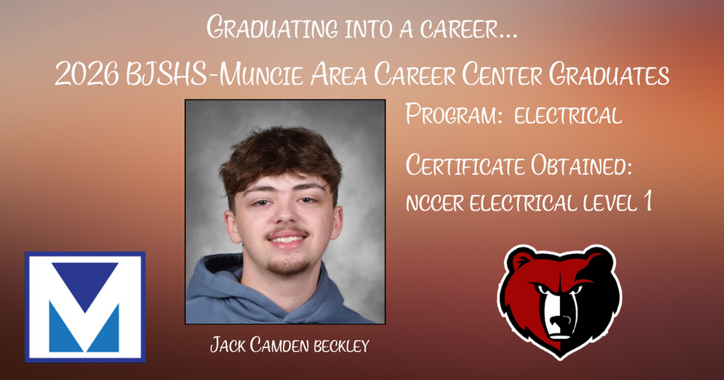 BJSHS senior Jack Camden Beckley completes his studies at the MACC