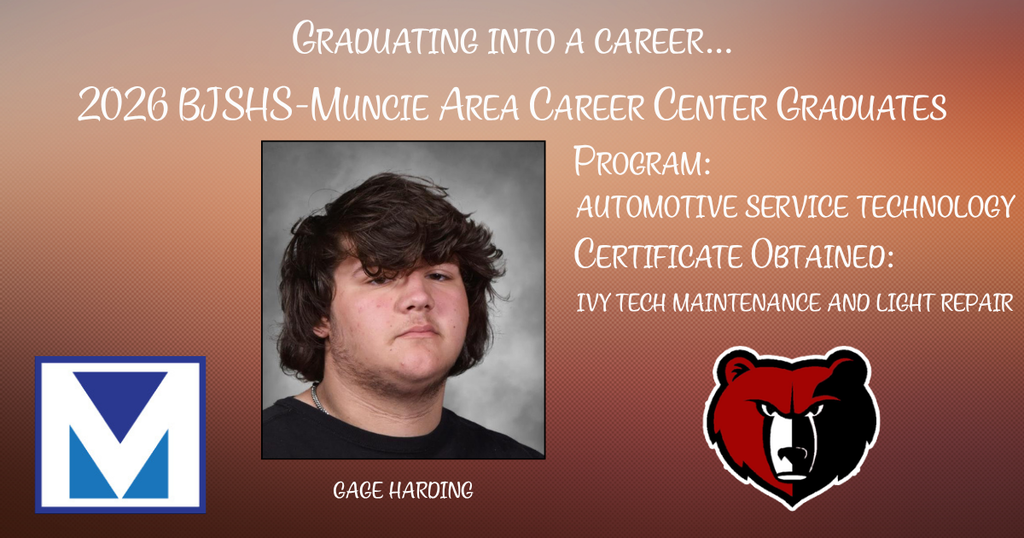 BJSHS senior Gage Harding completes his MACC studies