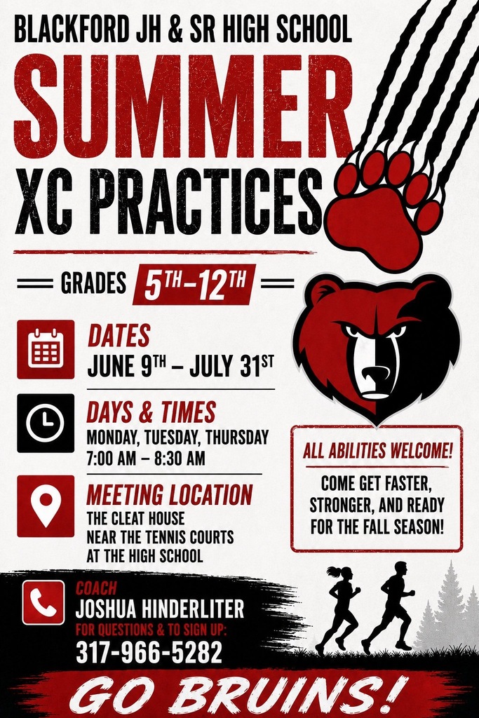 Cross County Summer Practices.