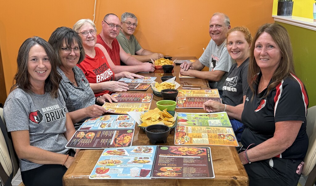 BJSHS Custodians are treated to lunch for their hard work during the summer