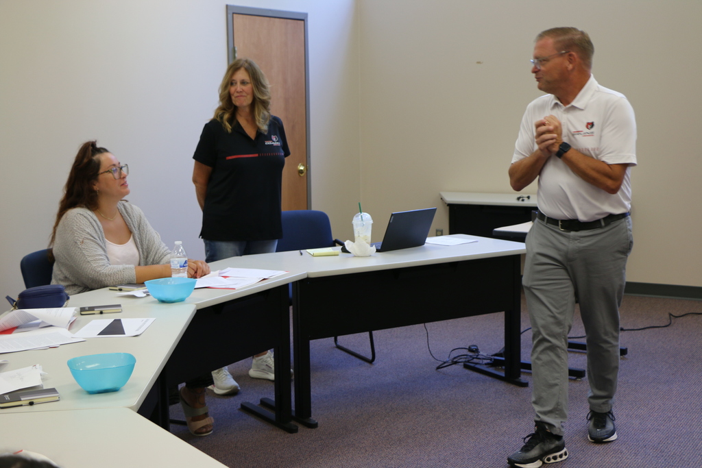 Chad Yencer, Michelle Gross and a BCS new hire discuss back to school plans