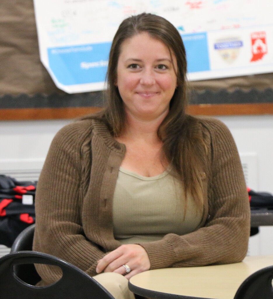New staffer Karli Coons attends the BCS Back to School Breakfast