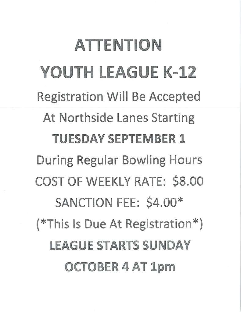 Youth Bowling League