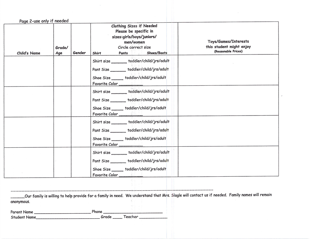Christmas assistance - 2
