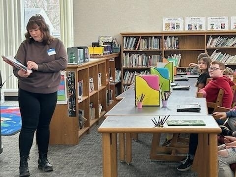 REad Across America - BJSHS students read to BIS preschoolers