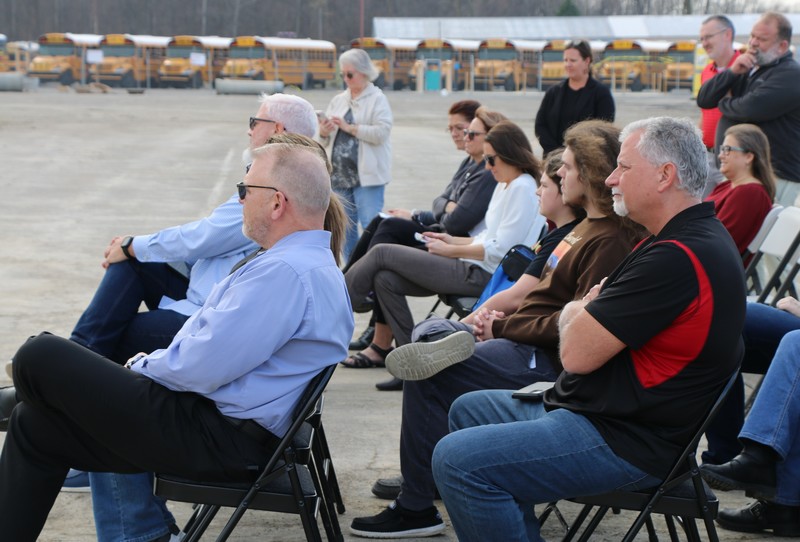 BCS students, staff and community members attended last evening's Ground-breaking Ceremony for the BCS Performing Arts Center