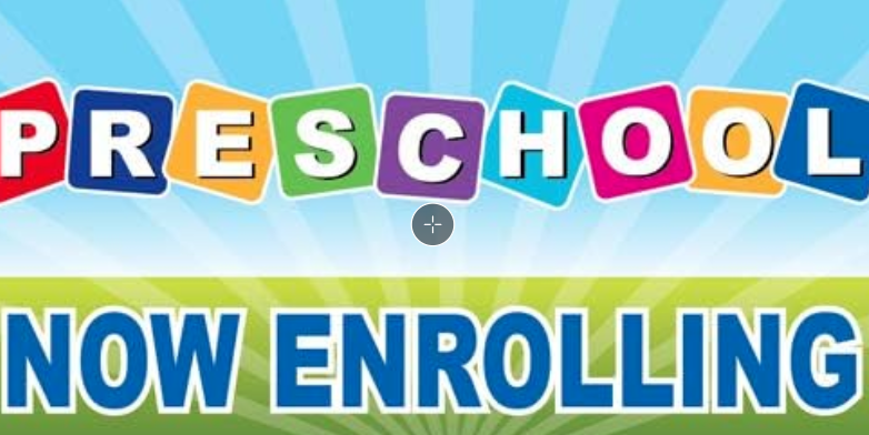 2026-2027 PRESCHOOL Registration now open