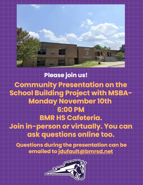 Community Presentation with MSBA