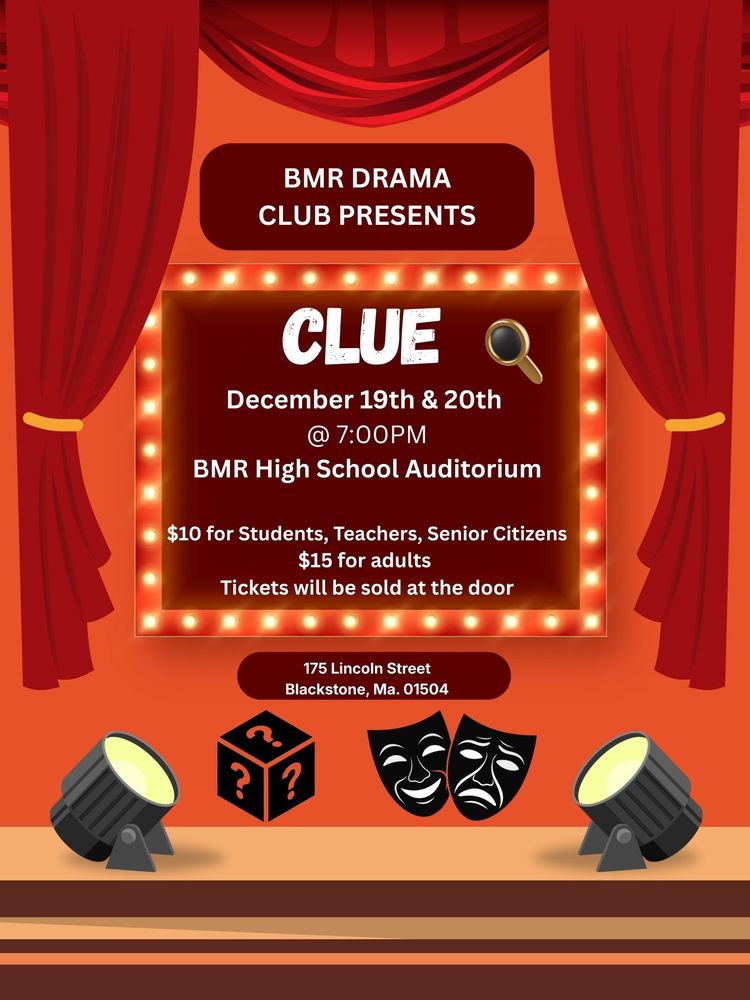 BMR Drama Club presents CLUE