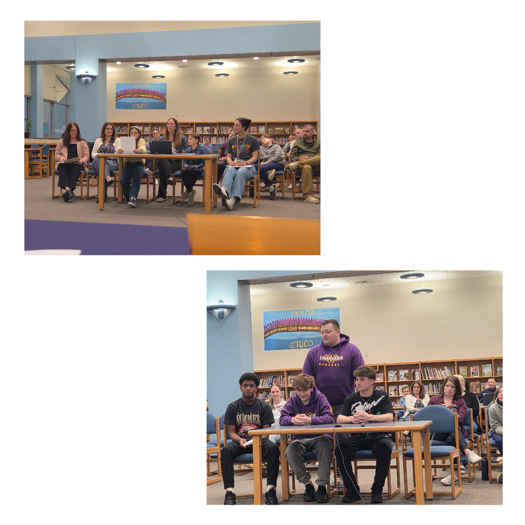 School Committee members had some visitors!