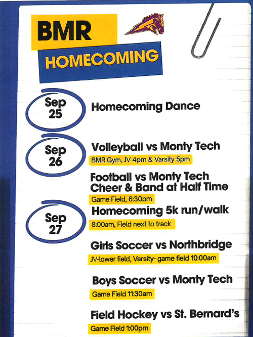 BMR Homecoming 