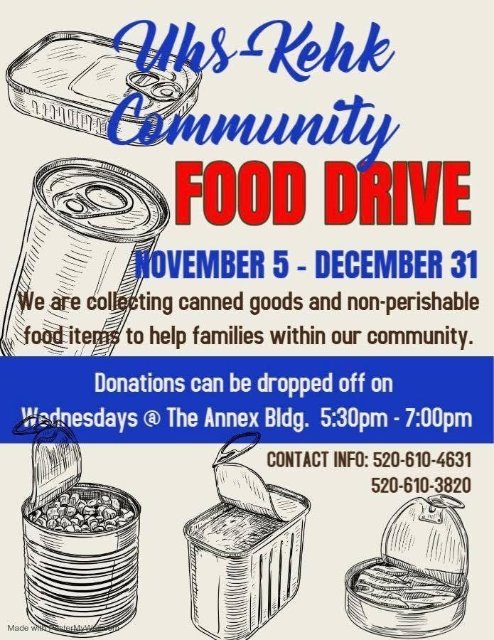 Collecting canned food