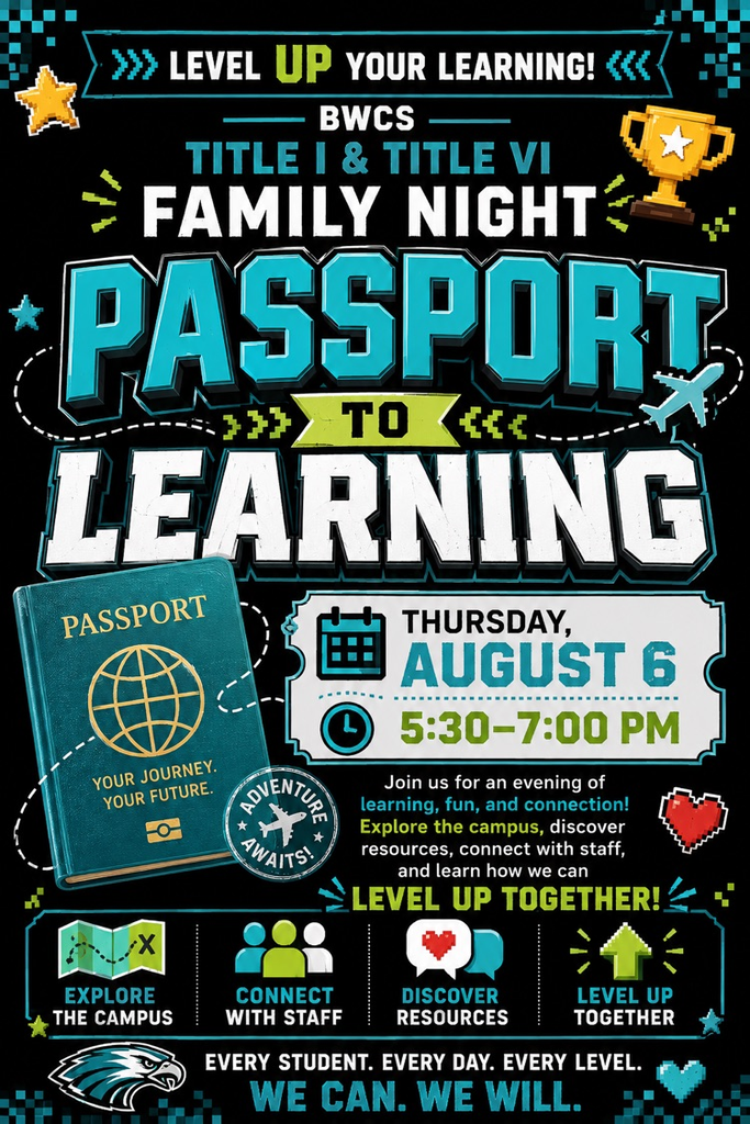 Passport to Learning: tonight 5:30 to 7:00