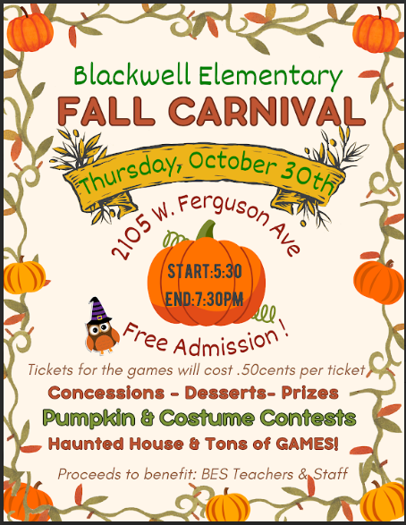 BES FALL CARNIVAL  2025