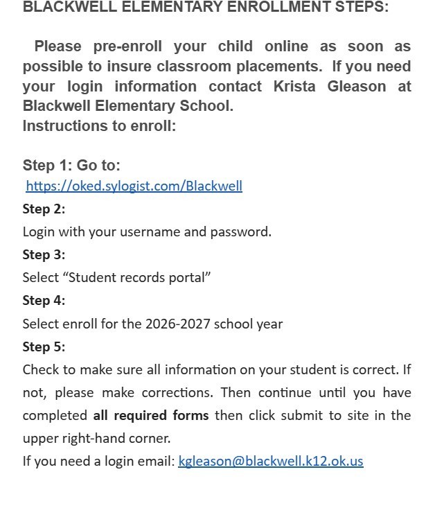 BES ENROLLMENT FY2026-2027