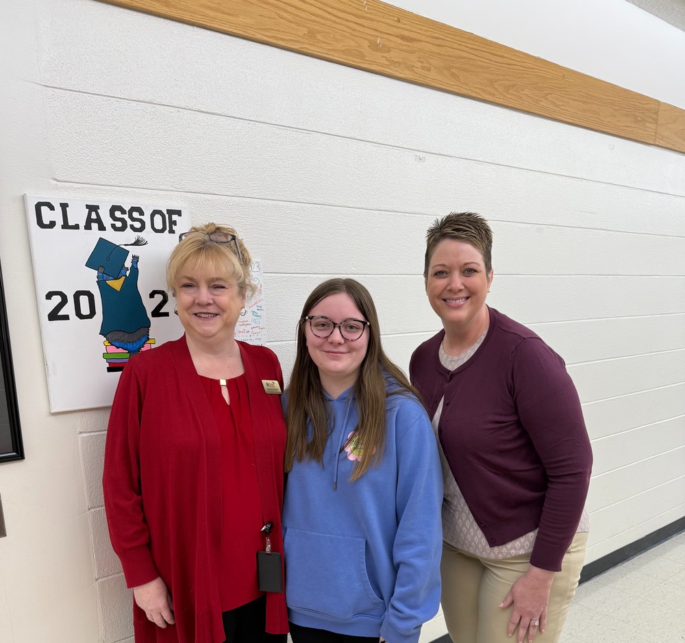 BECHS student with Stephanie Norris and Haley Cheshire