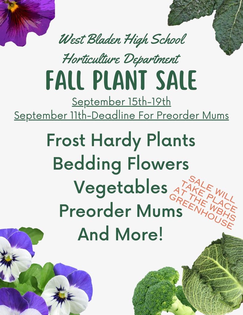 Plant Sale Flyer
