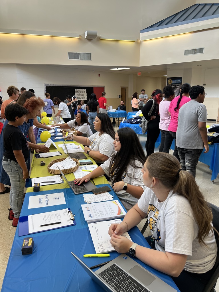 Families gather during Open House, meeting staff and preparing for the new school year.