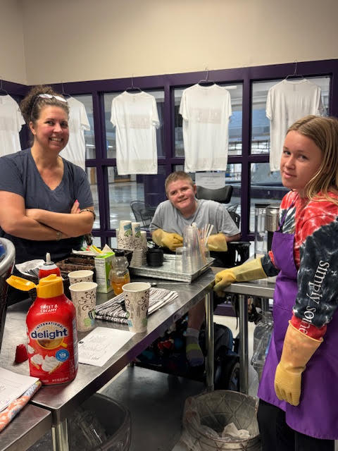 ☕ Knight’s Café at West Bladen ☕ The Knight’s Café, run by the students in Mrs. Jones’ EC classroom, is an incredible program that teaches valuable life skills while serving our school community. 🏰💜 We recently had several visitors stop by to experience the café, and we’re excited to share these moments with you! #WestBladenKnights #KnightsCafe #LifeSkills #GoKnights
